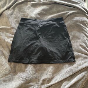 Athleta Black Mini Skirt - Sporty A-Line